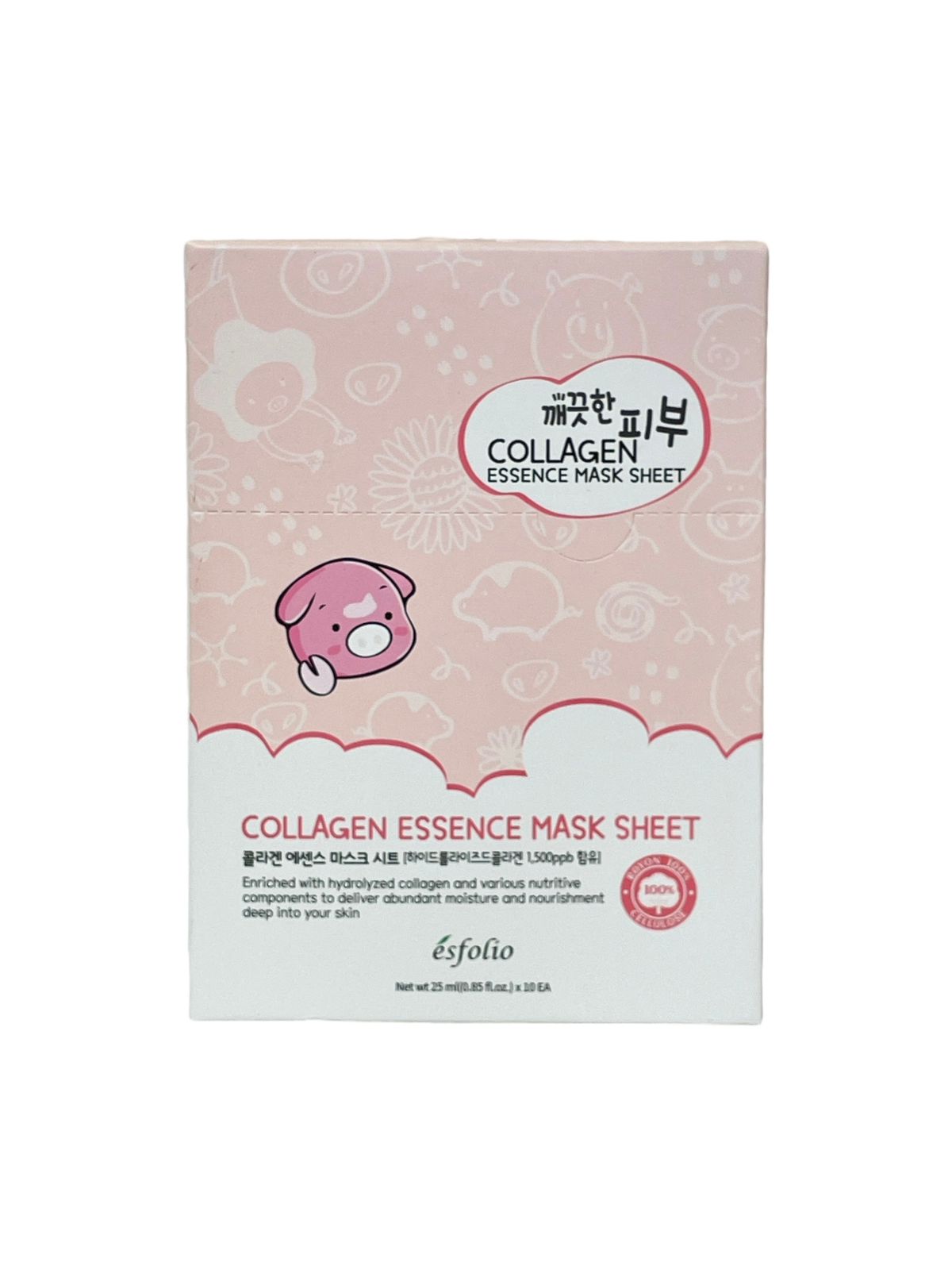 Mascarilla de Colágeno Coreano Esfolio | Hidratación Profunda & Piel Radiante