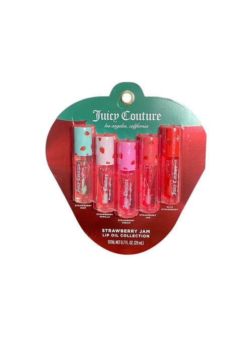 Set de Lip Oils Juicy Couture Strawberry – Labiales Hidratantes con Aroma a Fresa