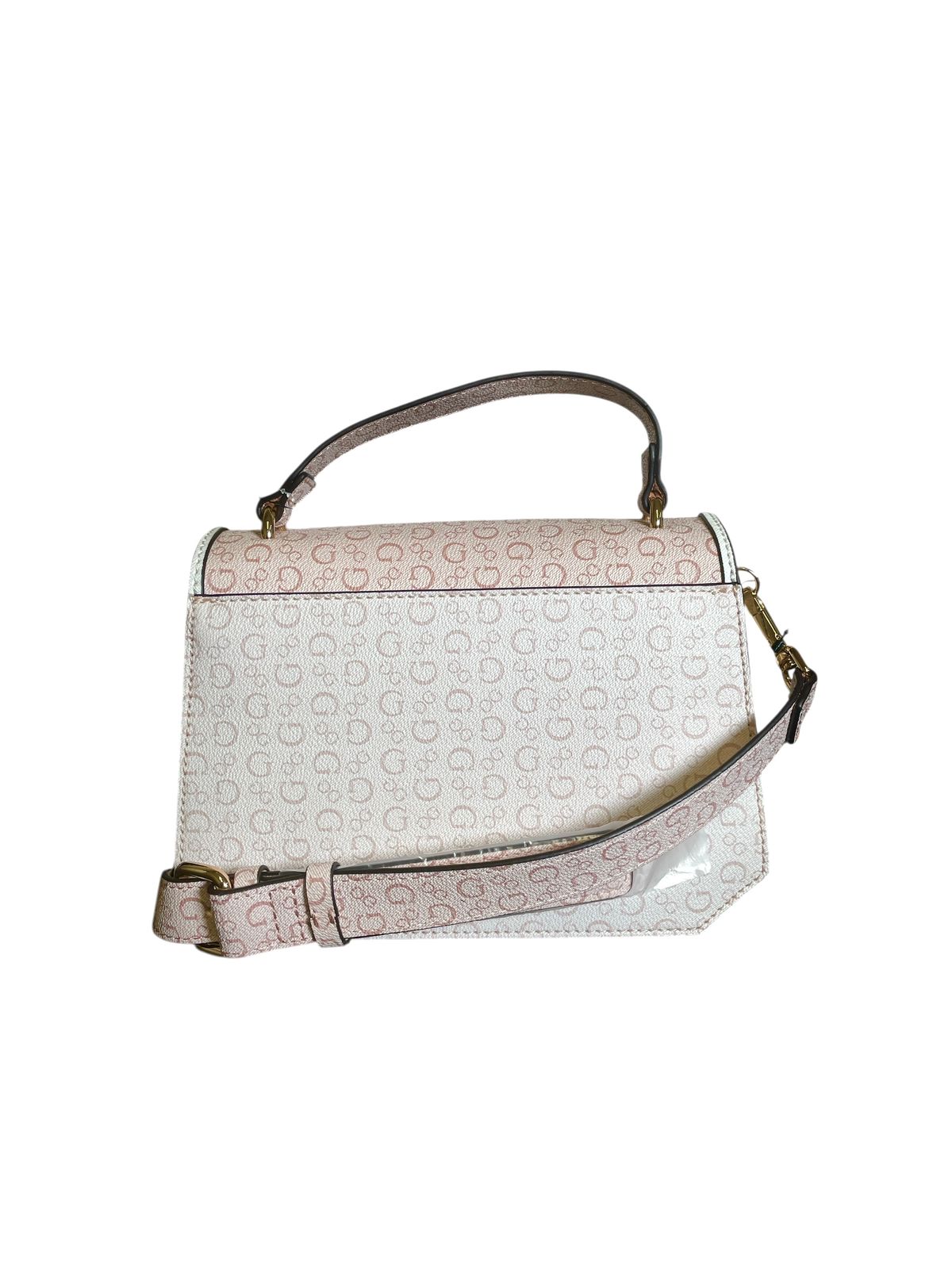 Crossbody GUESS Rosa Monograma con Asa y Correa Ajustable