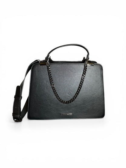 Bolso Satchel Steve Madden - ROSA Y NEGRO