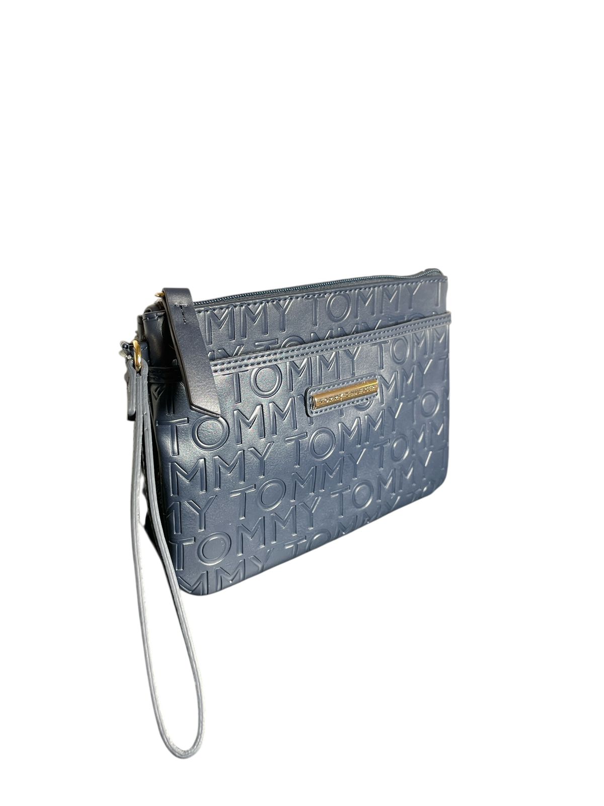 Muñequera Tommy Hilfiger Azul Marino con Monograma